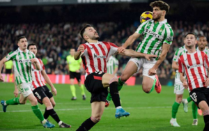 Trận đấu giữa Athletic Club vs Real Betis tại vòng 29 La Liga 2025/26