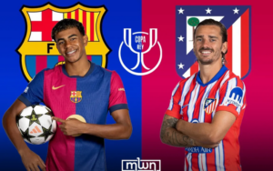 Trận đấu giữa Barcelona vs Atletico Madrid tại lượt đi vòng Tứ kết Champions League 2025/26